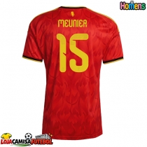 Camisa de Futebol Bélgica Thomas Meunier #15 Equipamento Principal Mundo 2026 Manga Curta